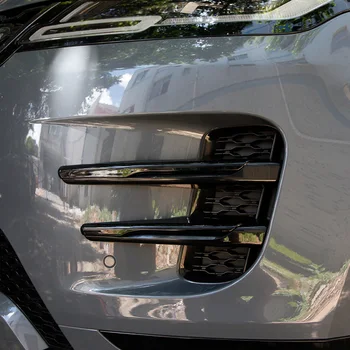 4 Gab. ABS Spīdīgi Melni Priekšējie Miglas Luktura Vāciņš Melns, Land Rover Evoque 2019 2020 Auto Piederumi