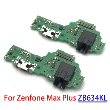 10Pcs/Daudz, USB Uzlāde Ostas Valdes Flex Kabeļa Savienotājs Daļas Asus Zenfone Max Plus (M2) ZB634KL A001D Mikrofona Modulis 211