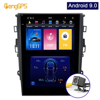 12.1 Collu Android 9.0 Auto GPS Navigācijas Ford Mondeo Kodolsintēzes MK5 2013-2019 Iebūvēts DSP Radio 4K Tesla Stilu, DVD Atskaņotājs 5468