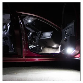 12 Sīpoli Balts Interjers LED Auto Pieklājīgi Kravas Gaismas Komplekts piemērots 2001 2002 2003 2004 2005 Ford Escape Map Dome Licence Lampas 1971