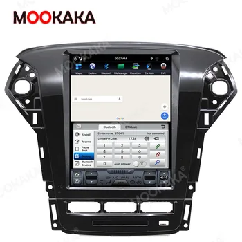 128G Tesla Ekrāna Android Ford Mondeo MK4 2011 - 2013 Automašīnu Multimediju Radio Stereo Atskaņotāju, GPS Navigācijas HeadUnit Carplay IPS 6336