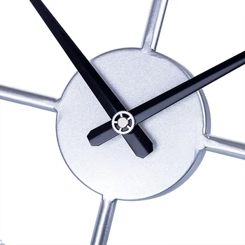 50cm Retro Vienkāršu Dzelzs Mākslas Pulkstenis Klusums Sienas Pulkstenis Mājas Dekori 2020 