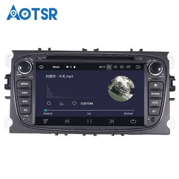 Android 9.0 8 kodolu Auto DVD CD atskaņotāju, GPS Navigācijas FORD/Focus/ - S-MAX/Mondeo/C-MAX/Galaxy Multimediju sistēmu Auto radio Stereo 4000