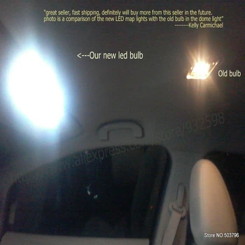 Auto Led Interjera Apgaismojums Par 2017. gada honda accord Auto automotive Auto Led interjera dome gaismas spuldzes automašīnas 12v 10pc 1300