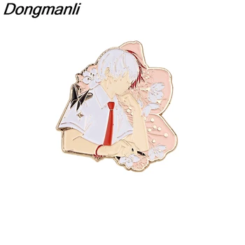 BG338 Dongmanli Anime Metāla Emaljas Piespraudes un Saktas, lai Atloks Pin Mugursoma Somas Žetons Kolekcija Dāvanas 4837
