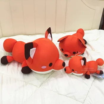 Candice guo gudrs plīša rotaļlieta jauki karikatūra dzīvnieku papa fox soft lelle Nanodaļiņu spilvenu dzimšanas diena Ziemassvētku dāvanu 1gab. 4016