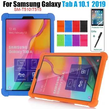Case For Samsung Galaxy Tab 10.1 2019 SM-T510 SM-T515 T510 T515 Tablete Segtu Stāvēt Gadījumā Tab 10.1 collu 2019 Tablete Gadījumā 1132