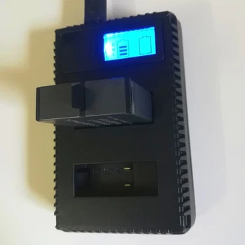 Clownfish USB LCD Dual Port Lādētāju 501 301 akumulatoru Lādētāju, par Gopro hero 8 7 6 5 4 3 Kameru Piederumi akumulatora korpusa Hero3 5 7 4385