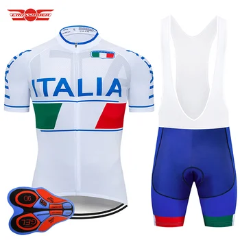 Crossrider ir 2021. ITALIA Riteņbraukšana Jersey MTB vienotu velosipēdu Apģērbi Vīriešiem Īsi Ropa Ciclismo Velosipēdu Valkāt Drēbes, kas ir Maillot Culotte 598