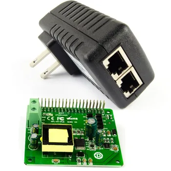 DSLRKIT Gigabit Aveņu Pi 4 4B 3A+ 3B PoE Plus Komplekts (20W CEPURE+ Smidzinātājs) Power Over Ethernet IEEE802.3at DC 5V 4A PoE+ 3524