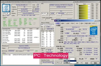 E5-2650LV4 Oriģinālā Intel Xeon QS Versija E5 2650LV4 1.70 GHZ 14-Core 35 MB SmartCache E5-2650L V4 FCLGA2011-3 5720
