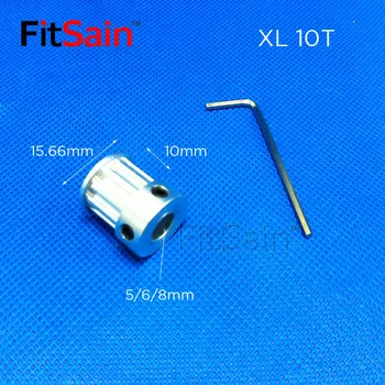FitSain-XL 10T:30T 1 : 3 Platums 10mm alumīnija sakausējuma trīsi redukcija disku, sinhronais riteņu centra caurumu 5/6/8/10/12mm 186350