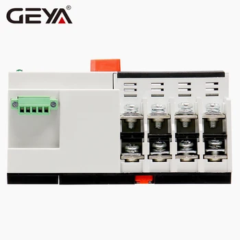 GEYA W2R Mini ATS 4P Din Sliedes Automatic Transfer Switch Kontrolieris Elektrisko Tips ATS Max 100.A 4POLE 512