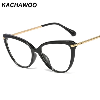 Kachawoo recepšu brilles, kaķu acu retro zelta tr90 optisko rāmja brilles sieviešu skaidrs, objektīvs raksts, stila un jaunā gada dāvanas 5816