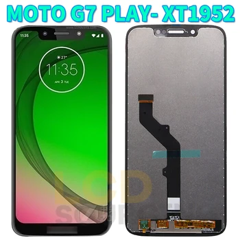 Oriģināls Par Motorola Moto G7 Power LCD XT1955 Displejs G7 Plus Ekrānu XT1965 Digitizer G7 Spēlēt LCD XT1952 Aizstāt Moto G7 LCD 831