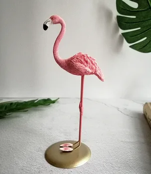 Rozā Simulācijas Flamingo Dabīgas Dzīvnieku Sveķu par Fotogrāfiju, Fotografēšanu Aksesuāri Foto Rotājumi Priekšmetus, Studio Mājas Rota 3990
