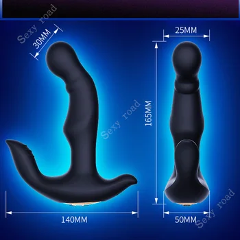 Vibrējošais prostatas massager vīrieša anālo atveri plug ūdensizturīgs spēcīgu mehānisko docking tūpļa silikona rotaļlietas anālā rotaļlieta geju seksa rotaļlietas vīriešiem 4839
