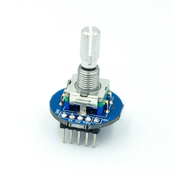 10PCS/DAUDZ Rotācijas Kodēšanas Moduli Arduino Ķieģeļu Sensors Attīstības Raunda Audio Rotējošo Potenciometra Rokturi Klp EK11
