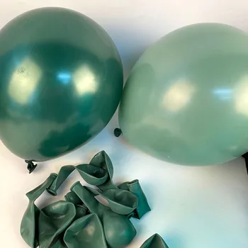 20pcs Chrome Metāla Baloni Lateksu Zaļā Ballons Savvaļas Vienu Zēnu Dzimšanas diena Džungļos Tēmu Bērnu Duša Puse Apdare