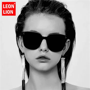 LeonLion ir 2021. Klasika Vintage, Saulesbrilles Sieviešu Vintage Brilles Street Beat, Iepirkšanās, Braukšanas, Spoguļi UV400 Gafas De Sol Mujer