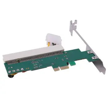 PCI-Express Uz PCI Adapteris Karte PCI-E X1/X4/X8/X16 Slots Ar 4 Pin Barošanas Kabelis Karte