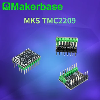 TMC 2209 stepper draiveri BIGTREETECH SKR V1.3 MKS TMC2209 Stepstick motors kāpj vadītāja modulis klusums 3d printera draiveri