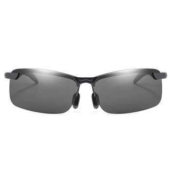 Zīmolu Vīriešu Laukumā Polarizētās Saulesbrilles, Metāla bez apmales Toņos Vīriešiem Braukšanas Saules Brilles Modes UV400 Sunglass lentes de sol hombre