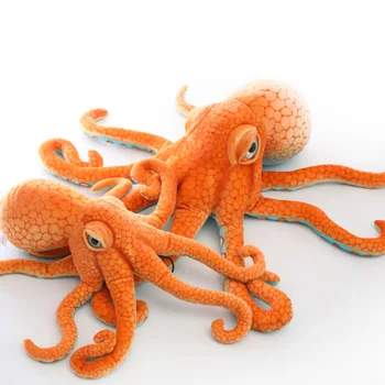 55cm Jaunas Milzu Imitētu astoņkāji Pildījumu Rotaļlieta Augstas Kvalitātes dabīgas Pildījumu Jūras Dzīvnieku Lelle Plīša rotaļlietas Bērniem Zēns Dāvanu M128