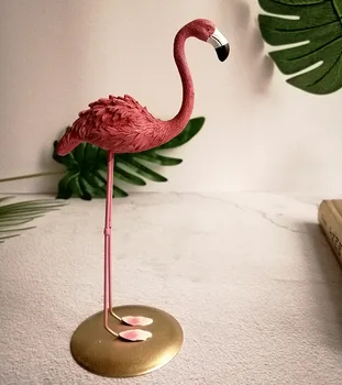 Rozā Simulācijas Flamingo Dabīgas Dzīvnieku Sveķu par Fotogrāfiju, Fotografēšanu Aksesuāri Foto Rotājumi Priekšmetus, Studio Mājas Rota