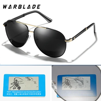 WarBLade Mens Polarizētās Saulesbrilles Sporta Āra Braukšanas Polaroid Saulesbrilles Vīriešiem Izmēģinājuma Metāla Rāmis, Saules Brilles Gafas De Sol