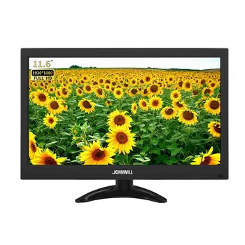 13,3 collu spēļu klēpjdators HD1920x1080P LCD iebūvēts skaļrunis monitoru ar HDMI, VGA AVA BNC funkciju, piemērots automašīnu, DATORU, DVD PS5