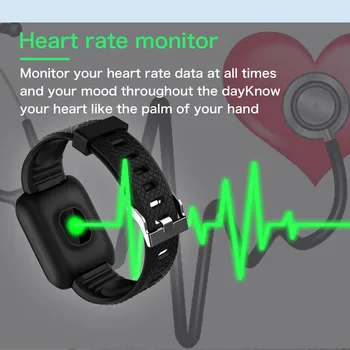Doolnng Bluetooth Smart skatīties Vīrieši asinsspiediens Smartwatch Sievietes Sirds ritma Monitors Fitnesa Sports Tracker
