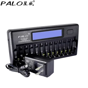 PALO NC32 12/16 Slots, LCD Displejs Smart Akumulatoru Ātri Lādētāju Vairākus Aizsardzības Smart KTV Mikrofons Akumulatora Lādētāju Akumulatora Nr.