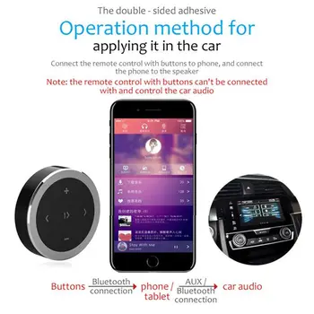 Automašīnas Mobilā Tālruņa Multivides Bluetooth Multifunkcionāla Stūre Tālvadības Pults