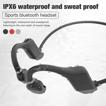Bluetooth 5.0 Bezvadu Austiņas Kaula Vadāmība Austiņas IPX6 Ūdensizturīgs Sporta Austiņas Vieglais Svars Atvērt Auss Āķis Austiņas