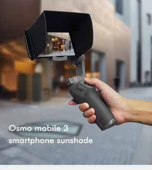 STARTRC DJI Osmo Mobilās 3 rokas PTZ mobilo telefonu 5.5 collu displeja pārsegs saulessargs par Osmo Mobile3 piederumi