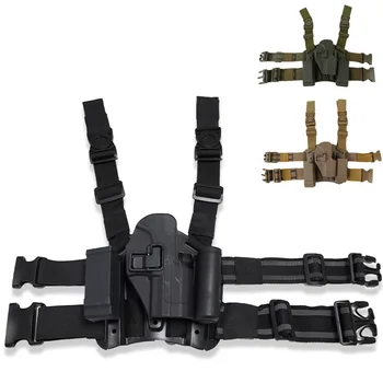 Taktiskā Militārā Jostas/Kāju Maksts, Lai HK USP Compact Pistoles Maksts Labās Rokas Fotografēšanas Airsoft Pistole Makstī Medību Piederumi