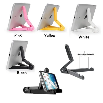 Universālā Salokāms Tālrunis Tablet Stand Turētāju Regulējams Mount Desktop Stand Statīvs Galda, Galda, Atbalsta IPhone IPad Mini Ai