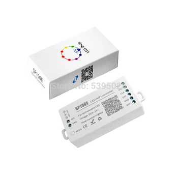 WIFI APP kontrolieris SP108E, ko parasti izmanto WS2812BWS2811SK6812 DMX512 Led Lentes pikseļu lampas RGB/RGBW dc5v-24v