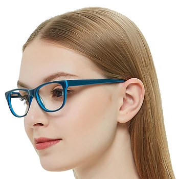 Gadījuma Nerd Optisko Rāmis Sievietēm Anti-Zila Gaisma Glasse Anti-Noguruma Skaidrs, Objektīvs Izturīgs, Briļļu Rāmji Dāvanu MARE AZZURO OC7105