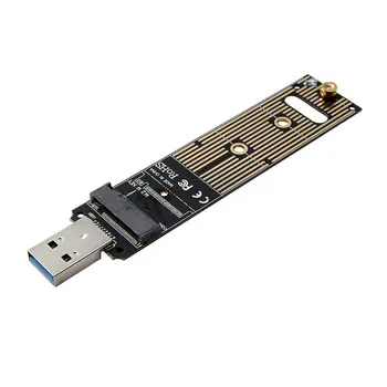 M. 2. NVME SSD USB 3.1 Adapteri PCI-E USB 3.0 SSD Solid State Drive Iekšējā Converter Karti 2242/2260/2280 SSD
