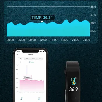 Runmifit S5 Smartwatch Veselības Uzrauga Joslu Smartwatches Melna Smart Skatīties Fitnesa Traker Bezvadu Ūdensizturīgs Android Vai Ios
