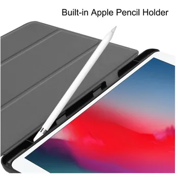 SUREHIN vāks apple iPad pro 10.5 gadījumā, silikona mīksto 3 gaisa 10.5 smart case for iPad 10.2 gadījumā, ja ar zīmuļa turētāju segtu ādas