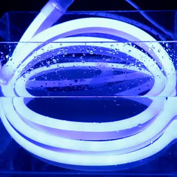 1-20m flex LED Elastīgās Sloksnes Gaismas AC 220V 240V SMD 2835 LED Neona caurule Ūdensdrošs led paraksta kuģa cauruļu virves lampa + ES kontaktdakšu