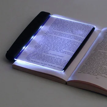 1 Gab. Praktiski Jaunu Portatīvo LED Lasīt Panelis Gaismas Grāmatu Lasīšanas Lampas Nakts Redzamības Aci Aizsargātu Iekštelpu Apgaismojums