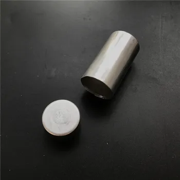 100GAB Diametrs 25,5 mm Zobu Lab Alumīnija Kasetne Ar Lūpu Elastīgu Akrila Protēžu Injicēt Akrila Darbu