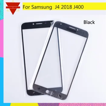 10Pcs/daudz Par Samsung Galaxy J4 2018 J400 SM-J400F J400F/DS J400G/DS J400G Touch Screen Priekšējo Ārējo Stikla TouchScreen Objektīvs
