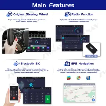 128GB Carplay Android 10 Ekrāna Multivides Atskaņotāju Hyundai Tucson 2017 IX35 GPS Navi Auto Audio Radio Mūzikas Stereo Galvas Vienības