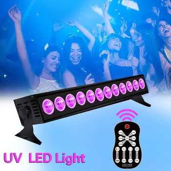 12led UV Skatuves Gaismas LED Bar Tālvadības Puse Club Disco Spot Gaismas Ziemassvētku Skatuves Gaismas Efektu Partijas Apdare Apgaismojums