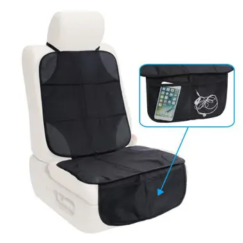1GB Car Seat Protector Aizsargā Bērnu sēdeklītī, kas ar neslīdošu Pamatni Acs Kabatām Automobiļu Sēdekļu Pārsegi Auto Interjera Aksesuāri